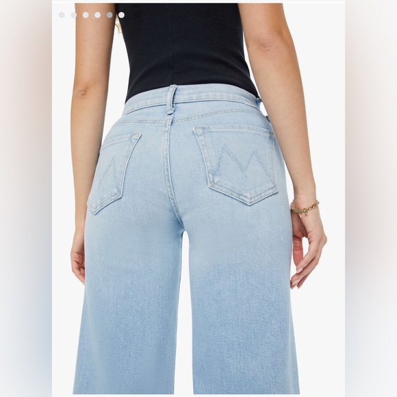 NWT Mothers Twisted Flood jeans in lost art wash - Picture 4 of 7